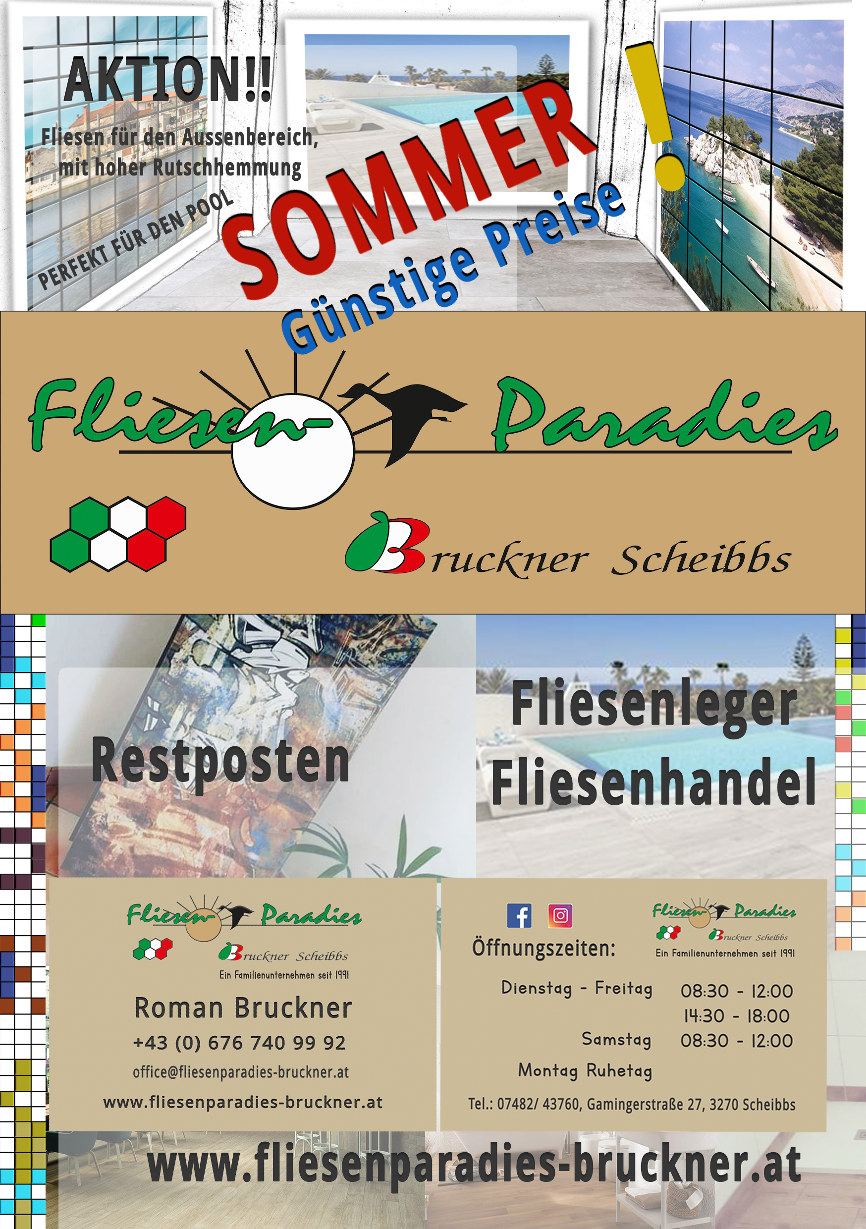 Fliesenparadies Bruckner Flyer